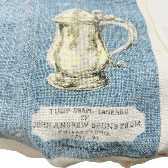 Kay Dee VTG 1950s MCM Hand Printed Linen Tea Towel Set American Pewter Kitchen - Picture 4 of 16